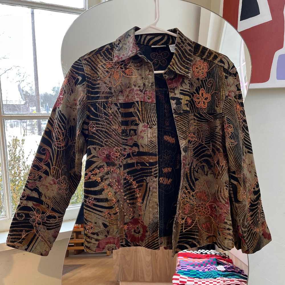 Chicos Detailed Button Up/Blazer